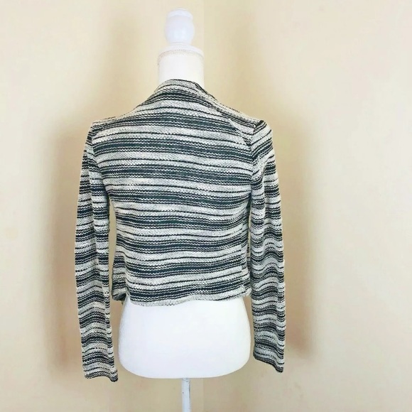 🌹Slub French Terry Asymmetric Zip Jacket XS - Picture 3 of 8